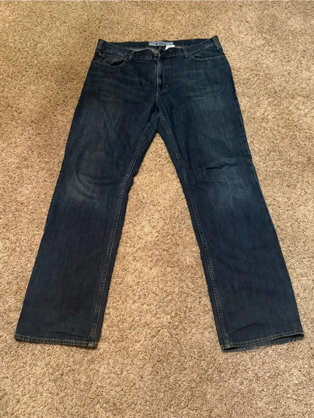 GAP Men's Bootcut Jeans in Deep Blue Wash